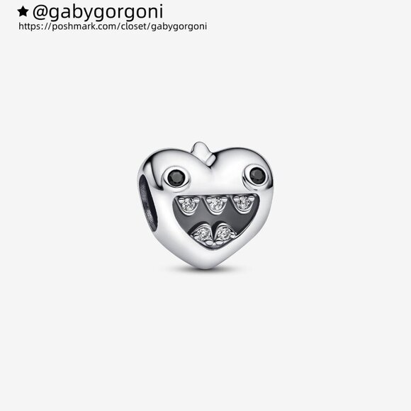 Pandora Mum's Little Monsters Heart Charm - Picture 1 of 6